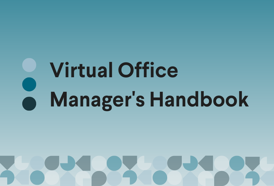Frameable Ebook Virtual Office Manager Handbook